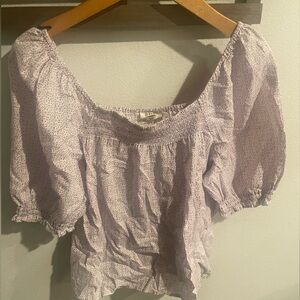 A.N.A. A new day puff sleeves square neck blouse size Medium‎